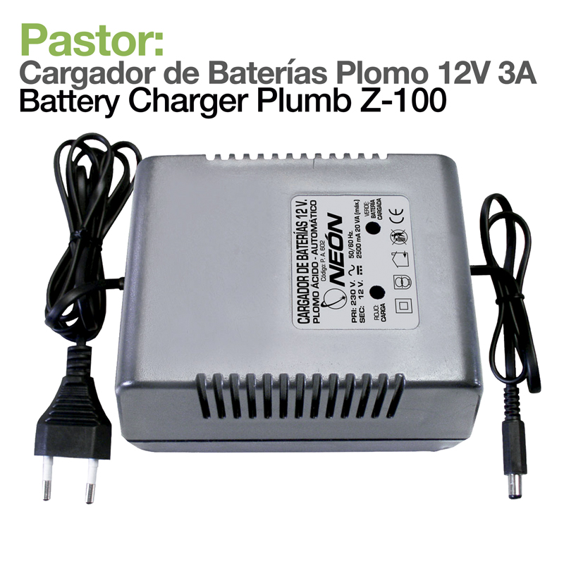 Pastor eléctrico a batería Secur 100 para cercados medianos
